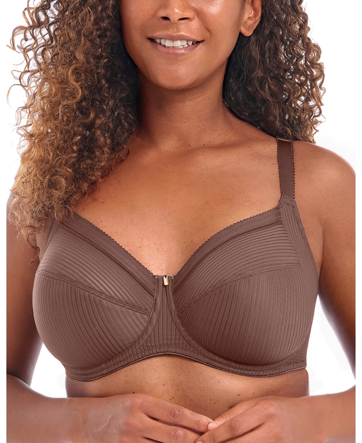 Fusion Underwire Full Cup Side Support Bra - Cinnamon