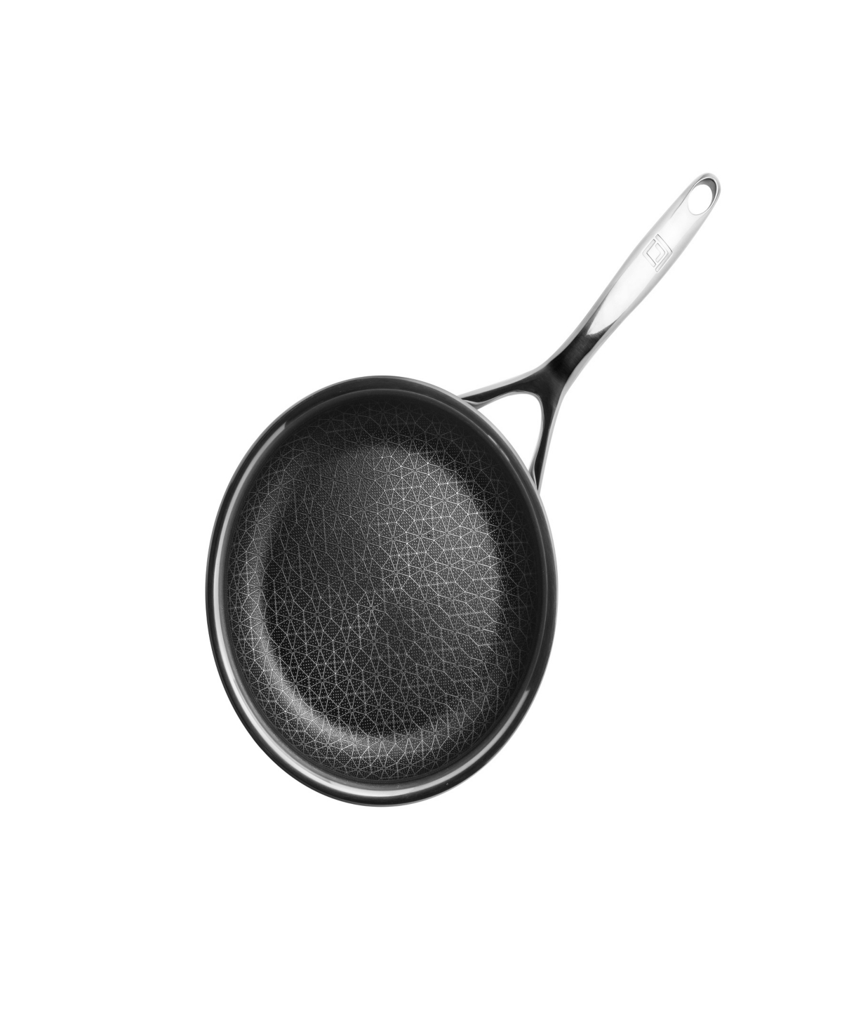 Livwell Diamondclad Stainless Steel Aluminum Core 8" Hybrid Pan In Silver,black