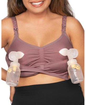 Maternity Busty Sublime Hands-Free Pumping & Nursing Bra - Fits 30E-40H