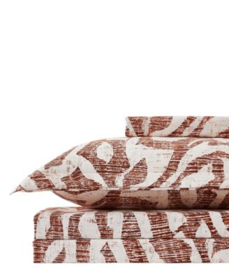 Khari Microfiber 3 Piece Duvet Cover Set, Queen