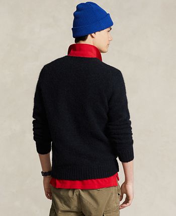 Polo Ralph Lauren Men's Fuzzy Wool-Blend Sweater - Macy's