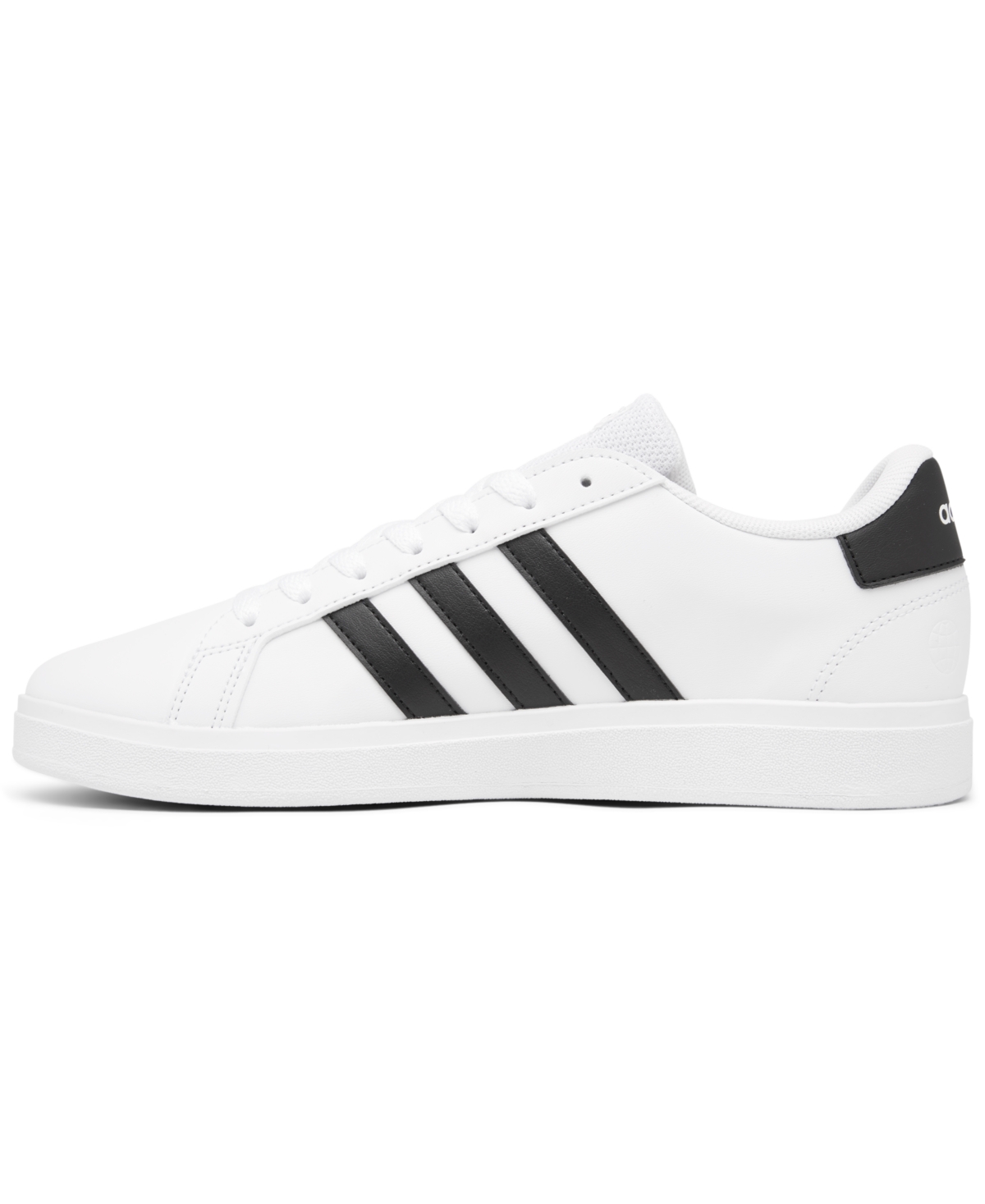 adidas Big Kids Grand Court Casual Sneakers from Finish Line - Black