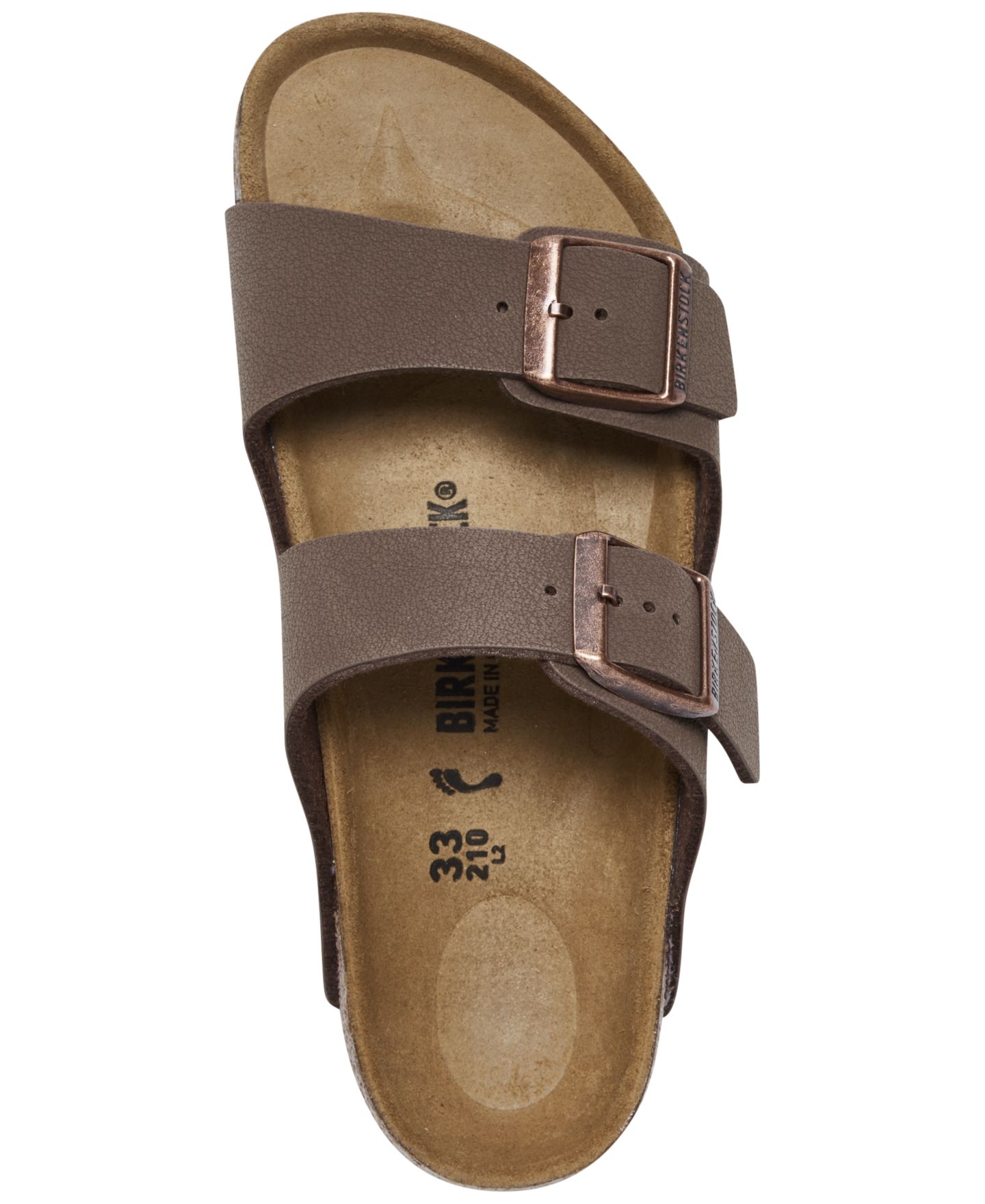 Детские сандалии Birkenstock Arizona Birkibuc, цвет: Мокко — фото 4