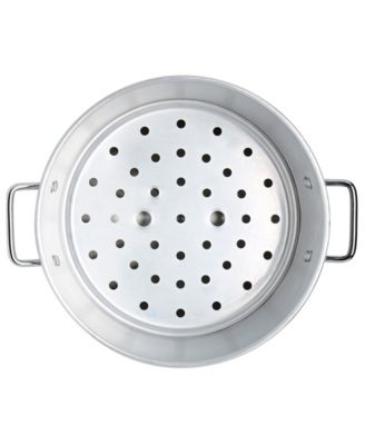 Latin Aluminum 3 Piece 32 Quart Steamer Set