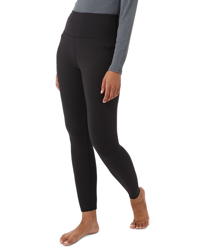 32 Degrees Heat Women Base Layer Legging Pant Two-Pack (Black, Large) at   Women's Clothing store