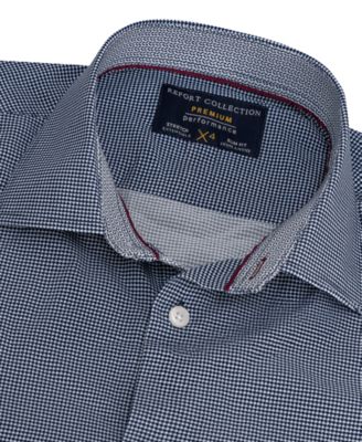 Men's Slim-Fit Check-Print Shirt