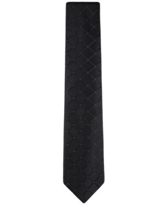 Men's Herringbone Grid Tie