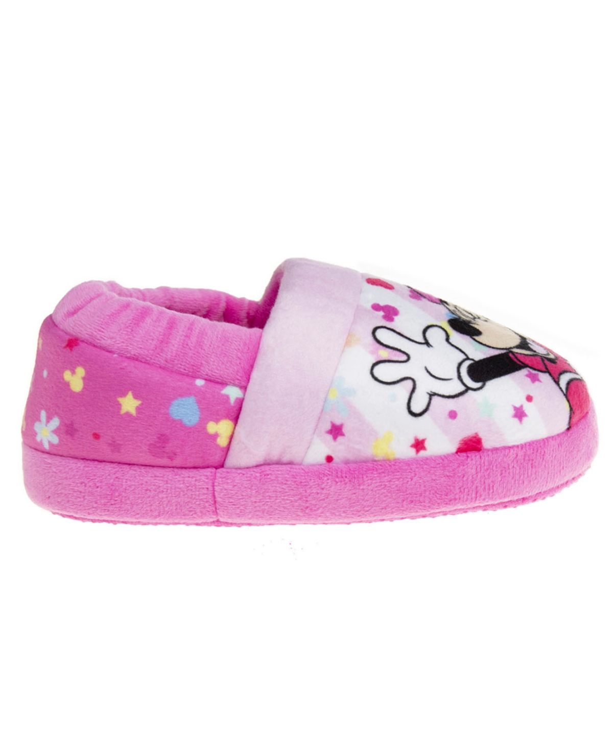 Shop Disney Toddler Girls Minnie Mouse Happy Go Lucky Dual Sizes Slippers In Pink