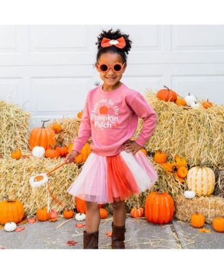 Little and Big Girls Rose Fairy Tutu Skirt