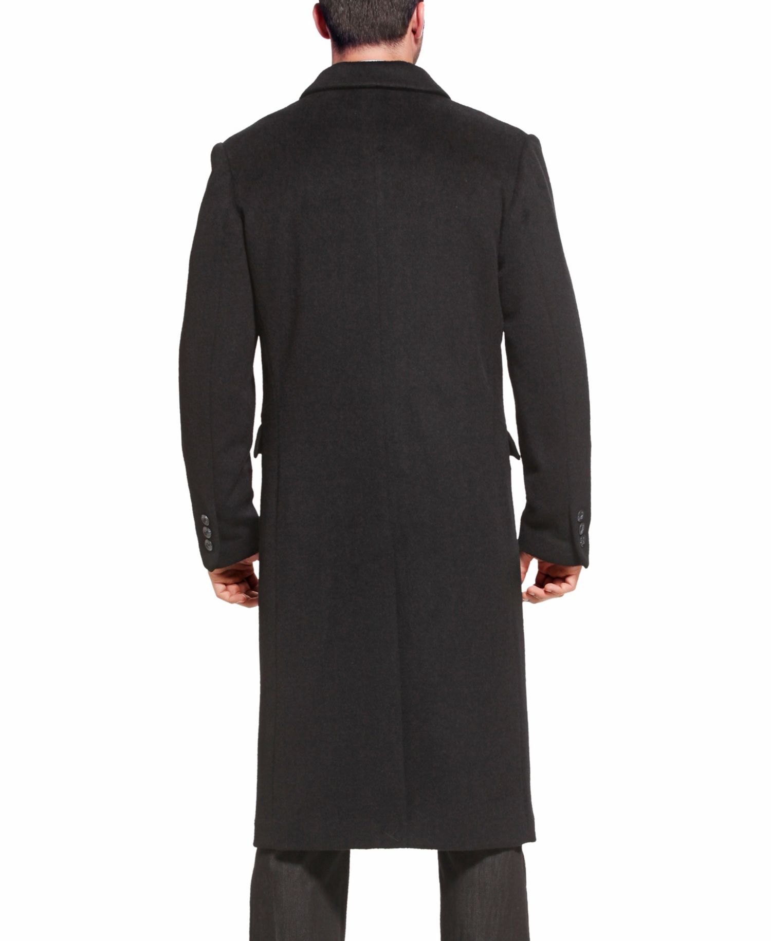 Men's Men Josh Wool Blend Double Breasted Long Coat