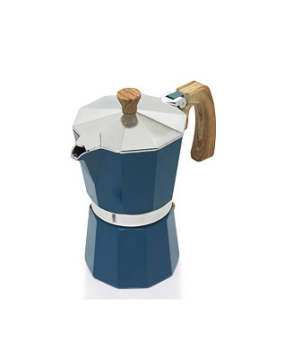 Sedona Aluminum 3 Cup Espresso Maker - Blue