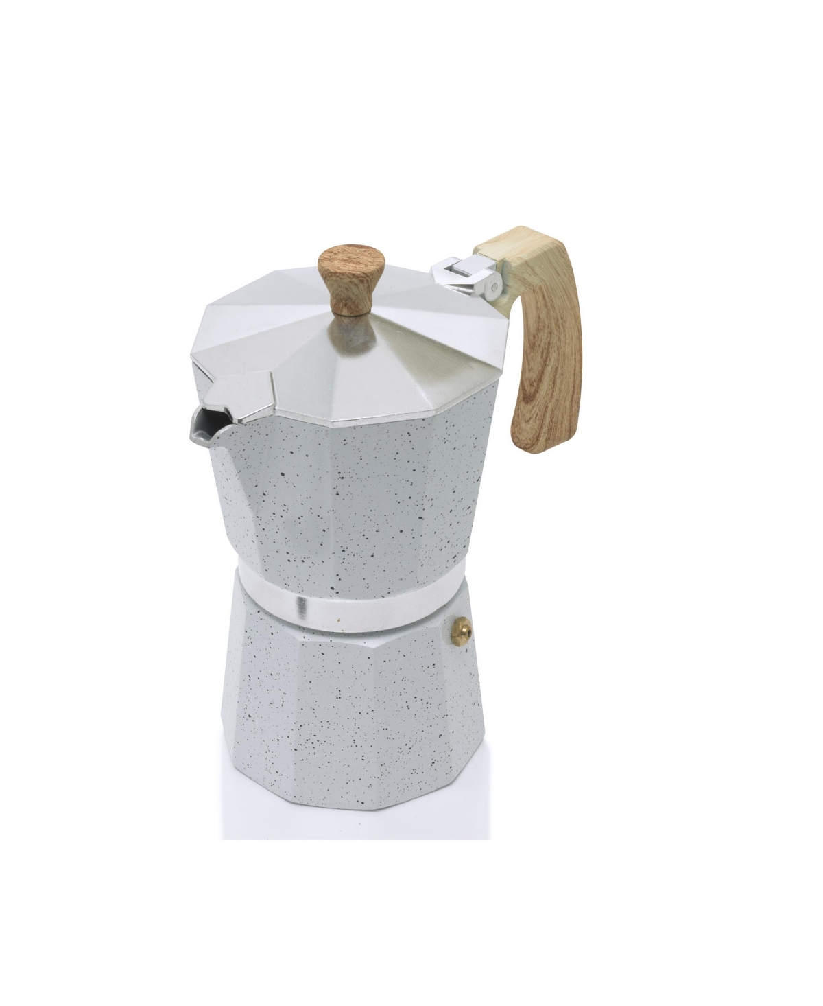 Sedona Aluminum 3 Cup Espresso Maker In White
