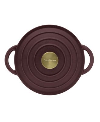 Enamel Cast Iron 3 Quart Dutch Oven with Lid