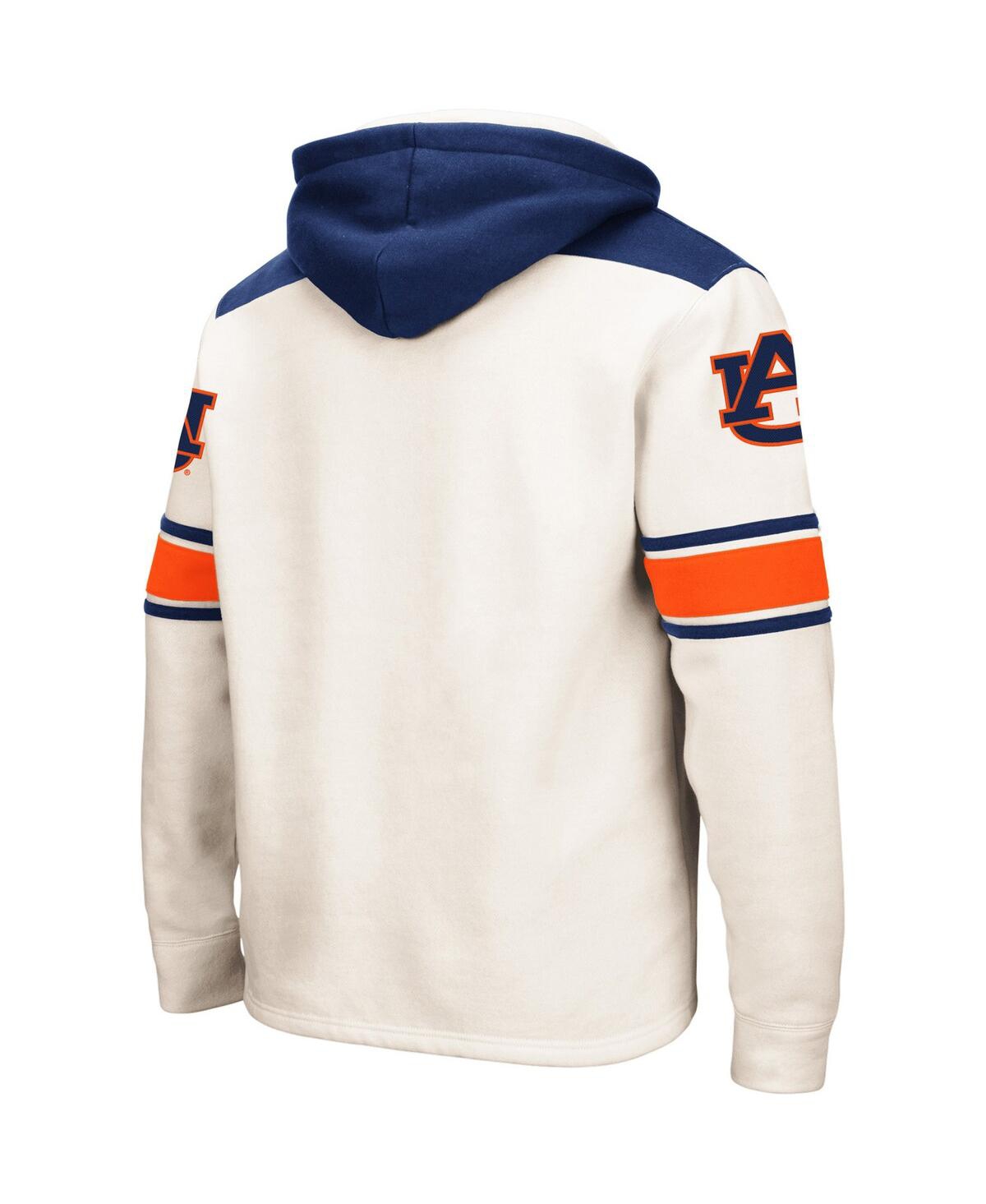 Colosseum Cream Auburn Tigers 2.0 Lace-up Hoodie In Cream