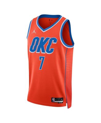 Men's and Women's Chet Holmgren Orange Oklahoma City Thunder Swingman Jersey - Statement Edition