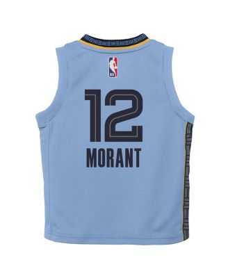 Preschool Boys and Girls Ja Morant Light Blue Memphis Grizzlies 2022/23 Statement Edition Jersey