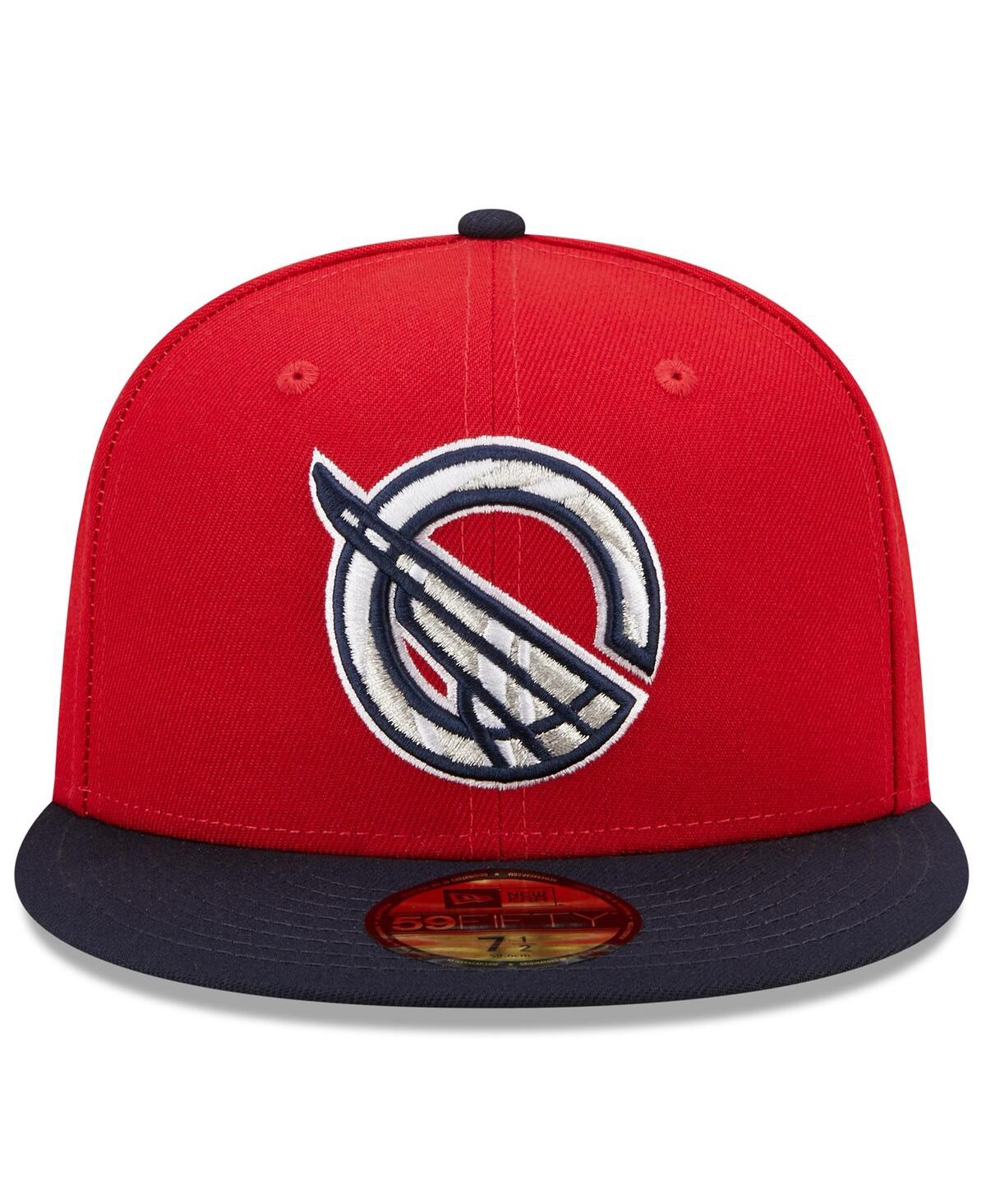 Men's New Era Navy Greenville Drive Marvel x Minor League 59FIFTY Fitted Hat - Navy