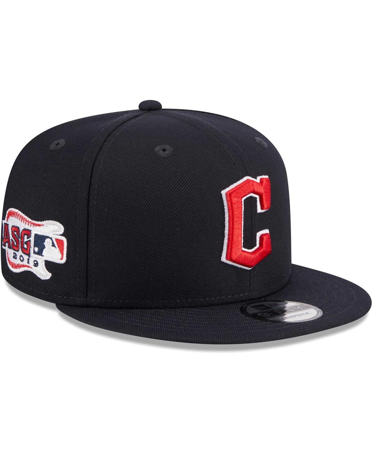 NEW ERA MEN'S NEW ERA NAVY CLEVELAND GUARDIANS 2019 MLB ALL-STAR GAME SIDE PATCH 9FIFTY SNAPBACK HAT