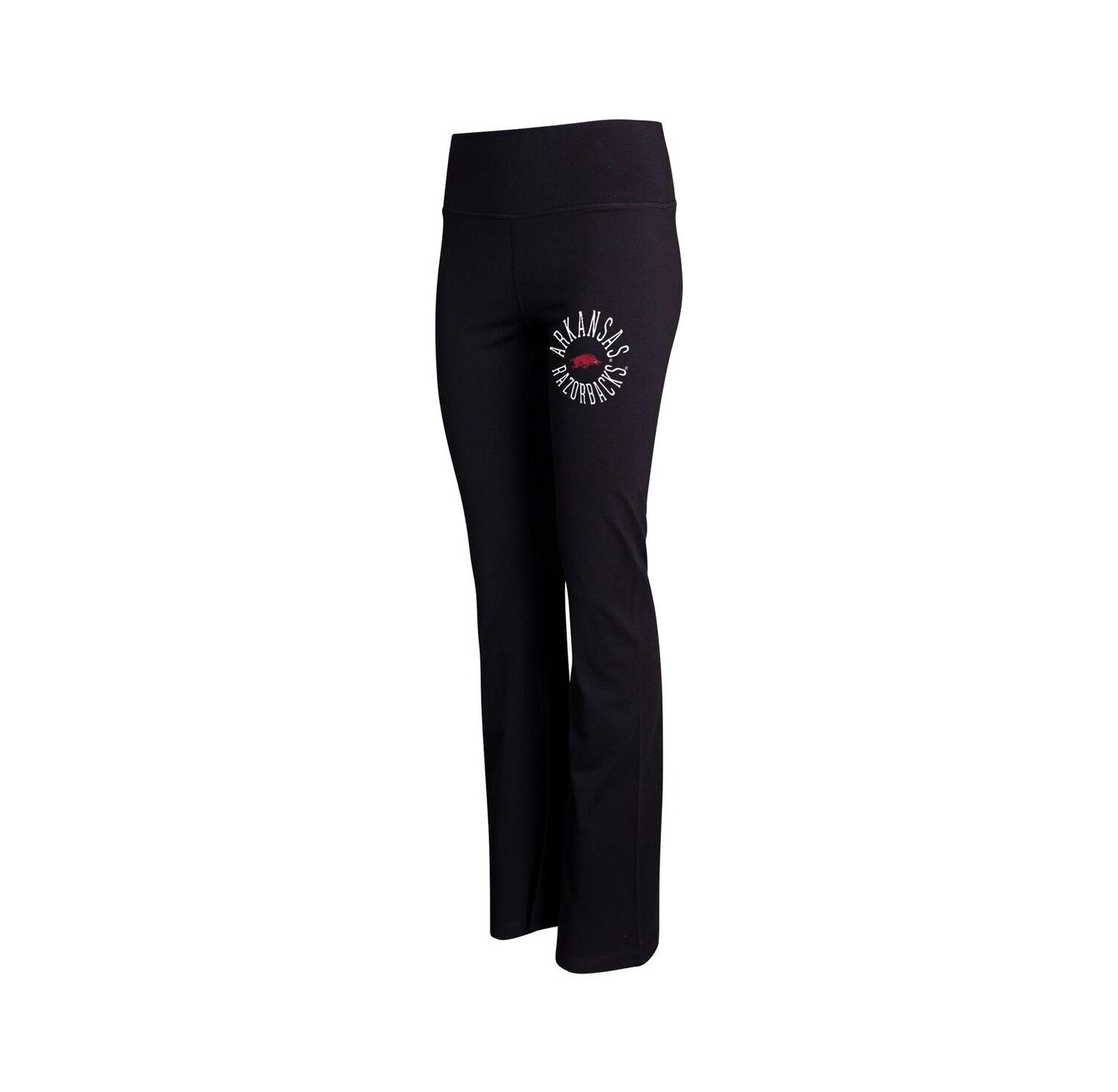 Women's Black Arkansas Razorbacks Enclave Tri-Blend Flared Leggings