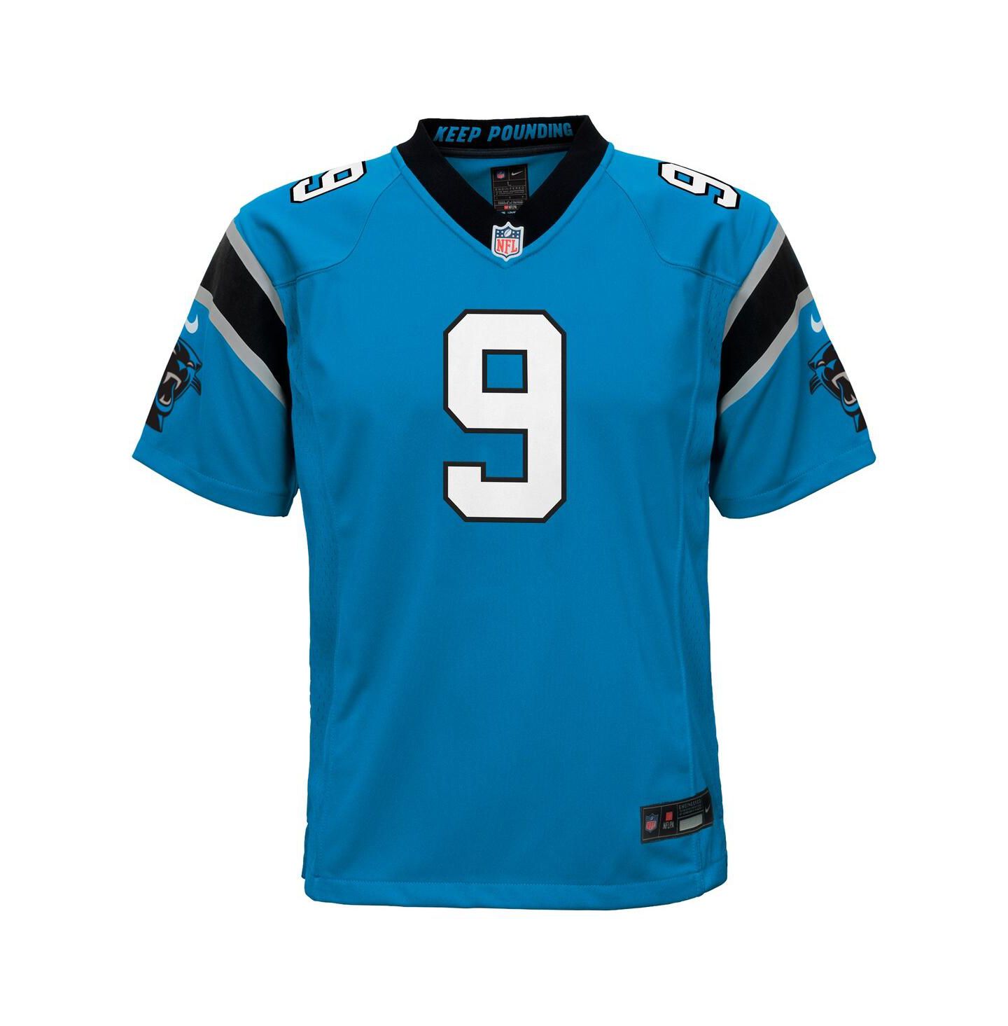 Детская игровая джерси Nike Bryce Young Carolina Panthers, Blue — фото 2