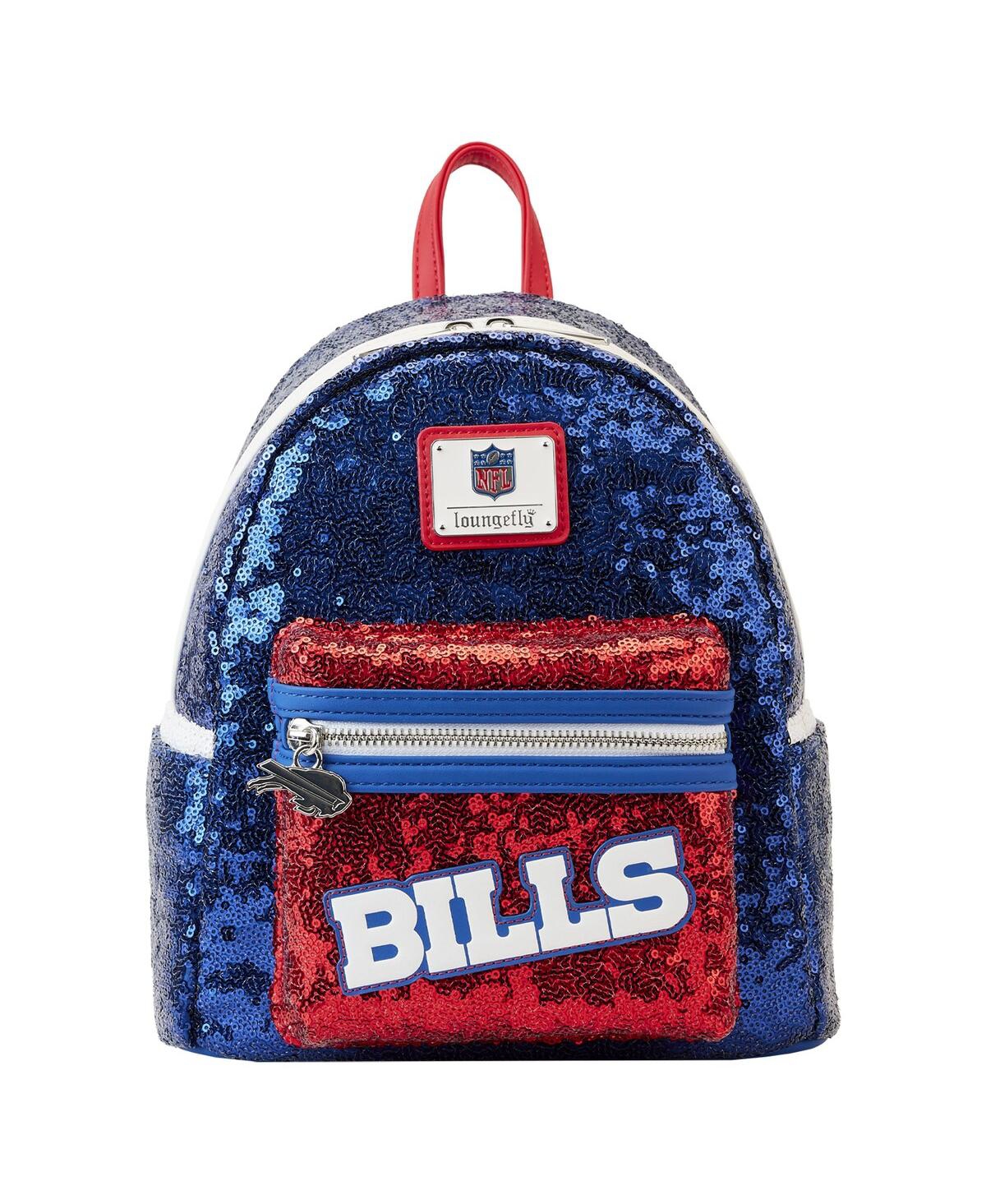 Loungefly Men's And Women's  Buffalo Bills Sequin Mini Backpack In Blue