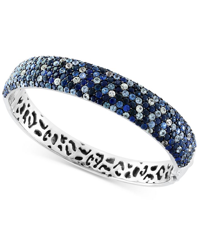 Macy's Diamond Bangle Bracelet in 14K White Gold (1 Ct. t.w.) - Multi