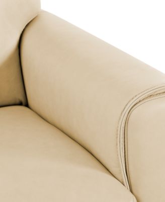 Ashlinn 86" 2-Pc. Pastel Leather Sectional