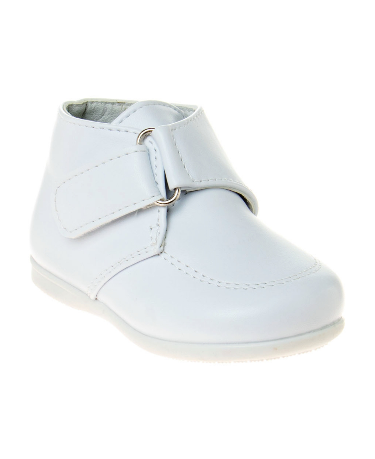 Josmo Kids' Little Boys Hook And Loop Straps Dress Shoes In White