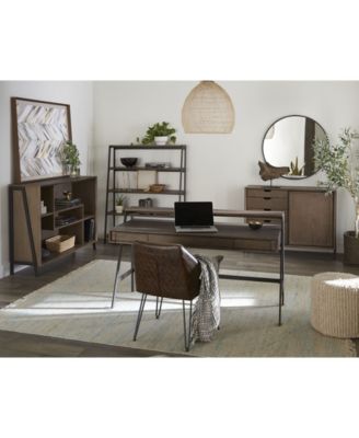 Finch 48" Wood and Metal Credenza