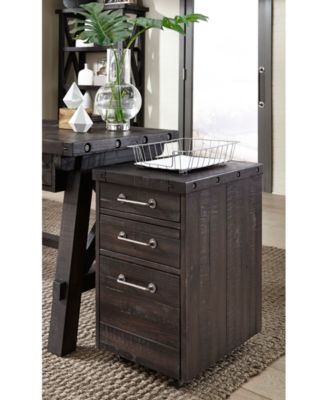 Yosemite 28" Wood Rollling File Cabinet