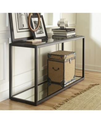 Ellis 60" Glass and Metal Console Table