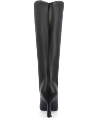 Women's Rehela Pointed Toe Stiletto Knee High Dress Boots