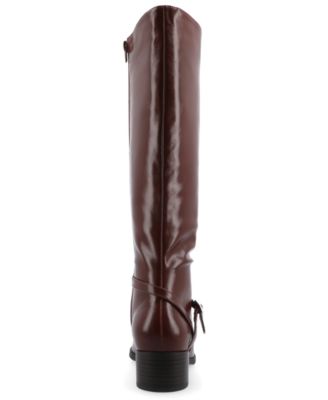 Women's Rhianah Wide Width Wide Calf Block Heel Knee High Riding Boots
