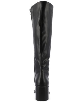 Women's Romilly Wide Width Round Toe Block Heel Knee High Boots