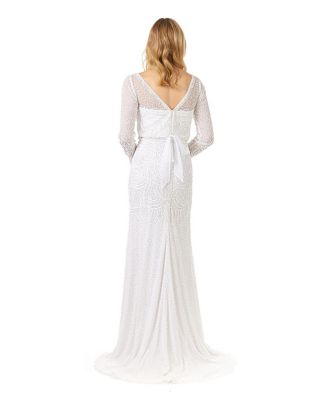 macy's long sleeve wedding dress Women's Long Sleeve Wedding Dresses