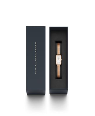 Women's Quadro Studio 23K Rose Gold PVD Plated Stainless Steel Watch 22 x 22mm