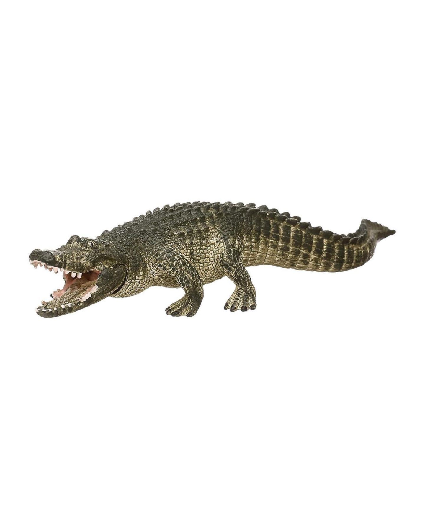 Детская фигурка Schleich Wild Life Hand-Painted Realistic Alligator 7.25" Action Figure, Ages 3+ — фото 1