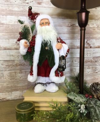 15" Woven Claus Figurine