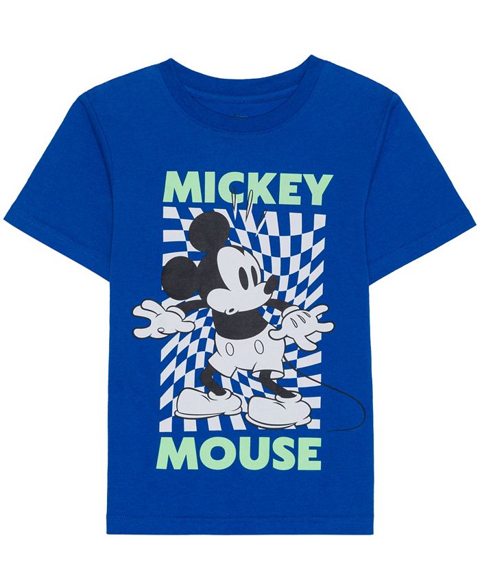 Hybrid Little Boys Mickey Mouse 3 Piece T-Shirt and Fleece Set - Macy's