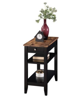 23.5" MDF AH 1 Drawer Chairside End Table