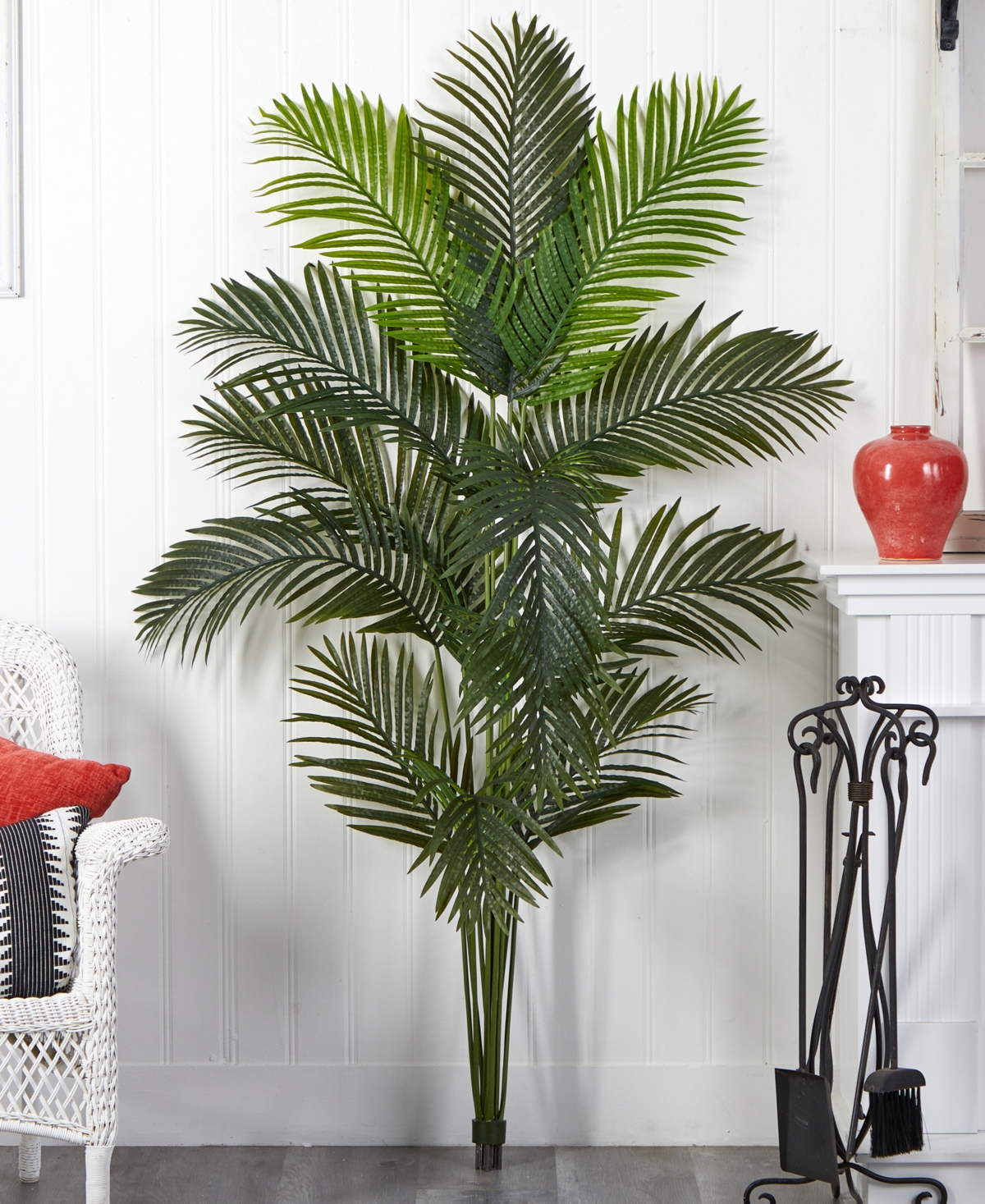 Nearly Natural 72" Artificial Paradise Palm Tree No Pot In Green