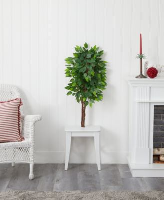 36" Artificial Double Trunk Ficus Tree No Pot