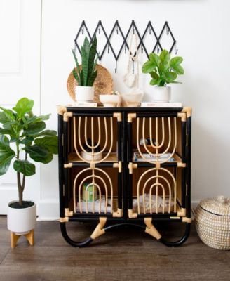 12" Artificial Calathea Plant with Decorative Planter