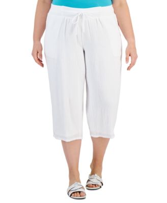 Macy's jm collection plus size pants best sale