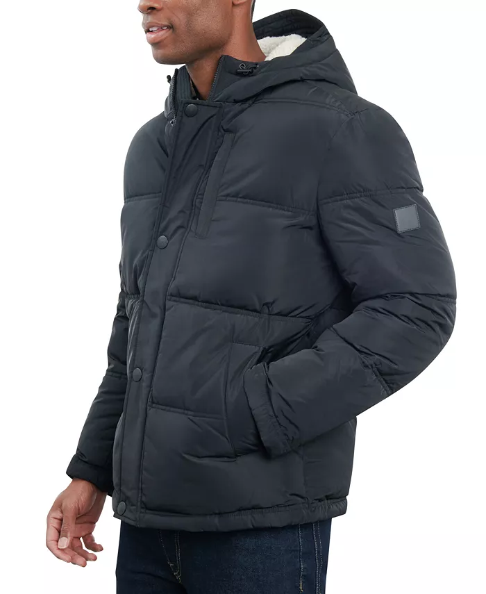 Men's Fleece-Lined Hooded Parka - thumbnail 9
