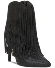 Macys store fringe boots