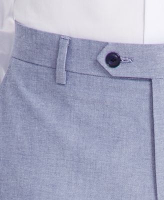 Men's Modern-Fit TH Flex Stretch Chambray Suit Separate Pants