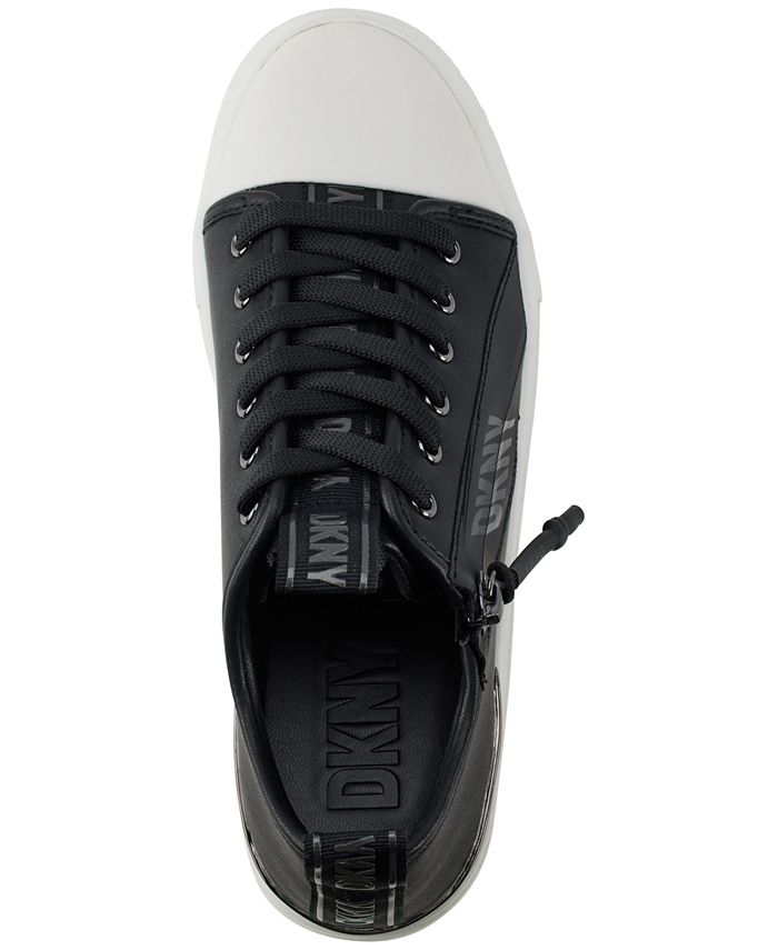 dkny ravyn zipper flatform sneakers