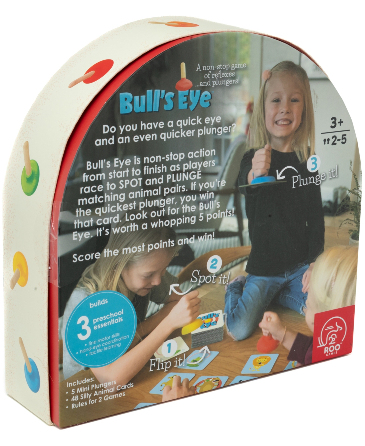 R & R Games Bull's Eye Game In No Color