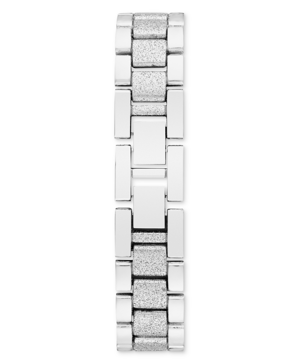 Shop Inc International Concepts Women's Glitter Silver-tone Bracelet Watch 36mm, Created For Macy's